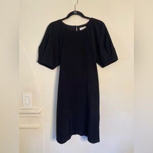 Velvet Brand black midi dress. New with tags. Size L